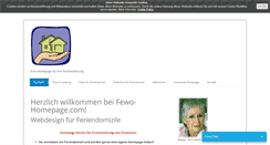 Desktop Screenshot of fewo-homepage.com